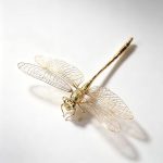 Gold Filigree Dragonfly Brooch - Image 4