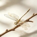 Gold Filigree Dragonfly Brooch - Image 3